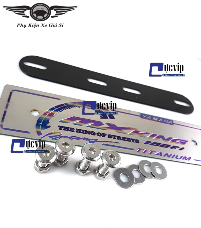 Bảng Tên Titan MXKing Kèm Ốc Inox Thái MS1425