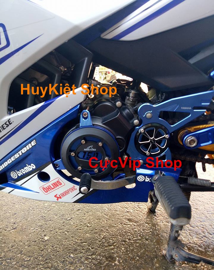 Chụp Lốc M&aacute;y Exciter 150 K6 NH&ocirc;m CNC Shark Power Đẳng Cấp MS1456 001