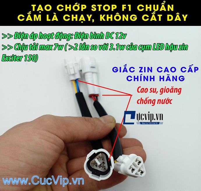 Mạch Nháy Đèn Hậu Stop F1 Cho Exciter 150 MS1727 
