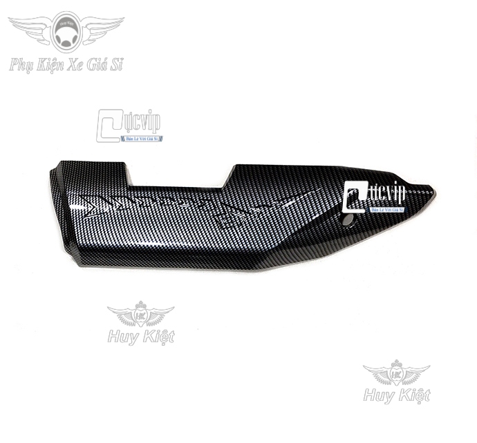 Combo Ốp Che Pô Và Chụp Đích Pô Carbon Winner X V2, V3, Winner X 2019 - 2022 Hàng Cao Cấp MS1694
