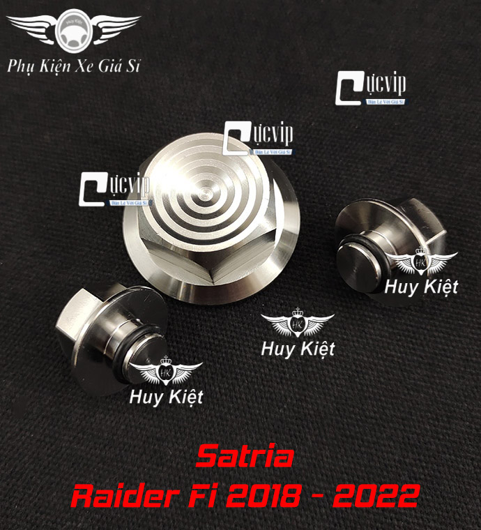 Combo 3 Ốc Chảng Ba Salaya Thái Inox 304 Đúc Đặc Cho Sonic, Satria, Raider Fi 2018 - 2022 MS5407