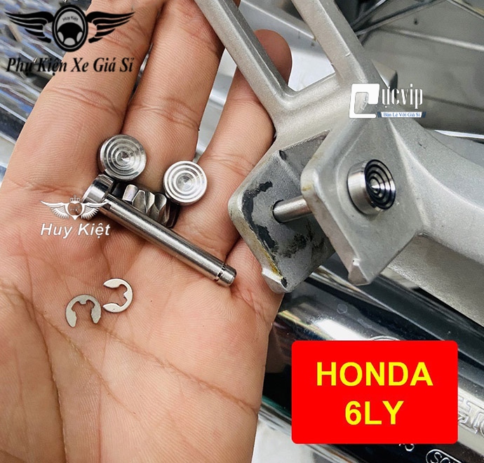 	Combo 2 Ốc Cốt Xỏ Gác Chân Salaya Inox 304 HONDA 6Ly4 Gắn Wave, Dream, Future, Sonic MS5419
