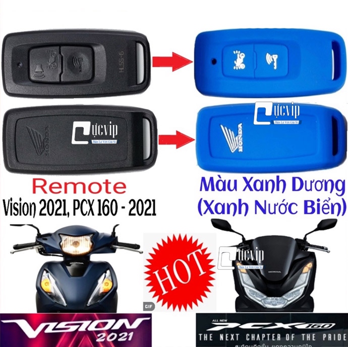 Bọc Chìa Khóa SmartKey Honda Vision 2021-2023. SH Mode 2020-2021, SH 2020-2023, Vario 160, PCX 160, Airblade AB 160, Lead 2022-2023 MS5444