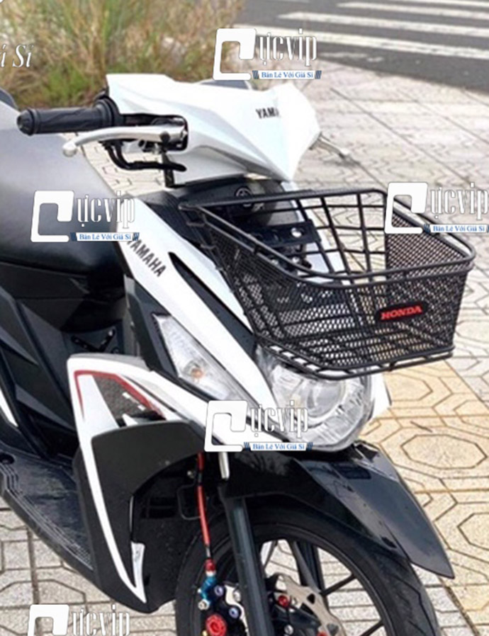 Combo Rổ Xe Mio M3 125cc Kiểu Thái + Pat Gắn MS5531