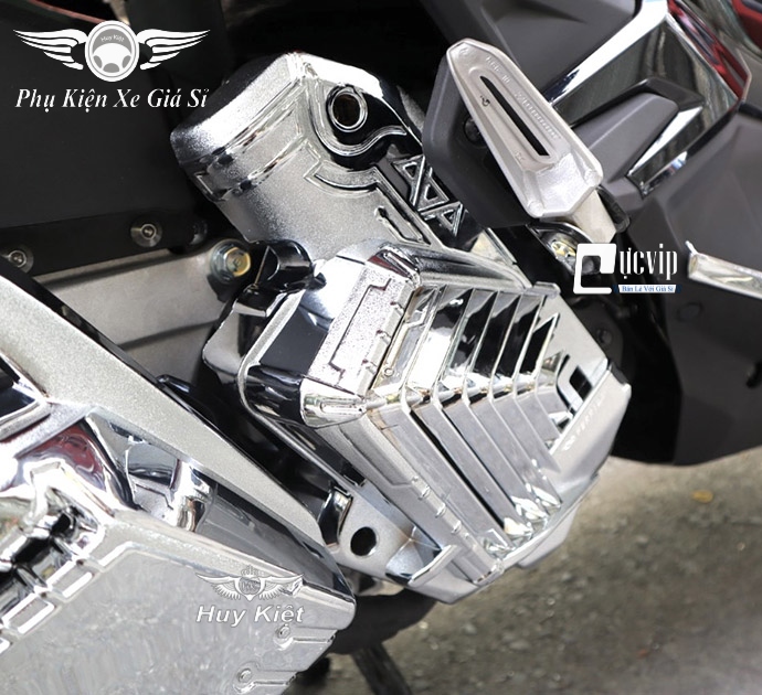 	Combo 3 Món Bảo Vệ Cho Airblade AB 160cc, Airblade AB 2023 125cc 160cc Xi Mạ Crom FER Hàng Chuẩn Đẹp MS5629