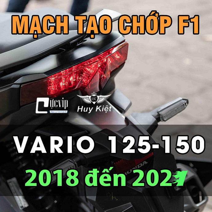Mạch Chớp Stop F1 Phiên Bản PRO, Tạo Nháy Đèn Hậu Sau Cho Xe Vario 2018 - 2021 150cc 125cc Sẵn MS5711