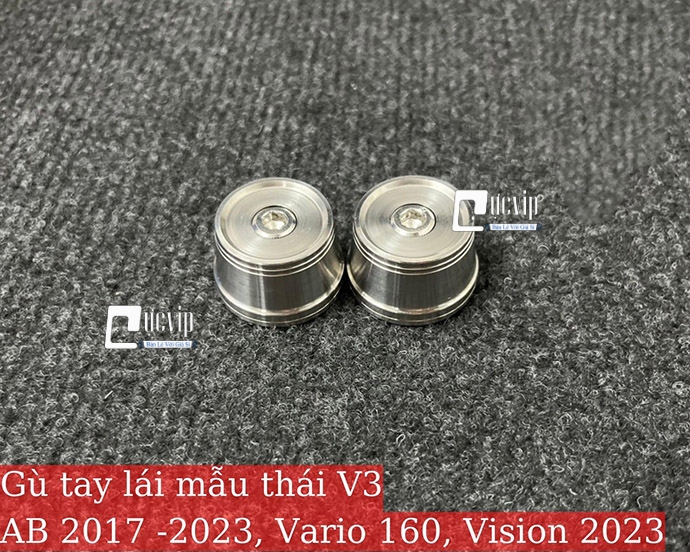 Cặp Gù Tay Lái Salaya AB Inox 304 Đặc Gắn AirBlade 2016 - 2023, Vario 160 (2022 - 2023), Vision 2021 - 2023 VM- MS5909