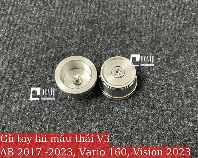 Cặp Gù Tay Lái Salaya AB Inox 304 Đặc Gắn AirBlade 2016 - 2023, Vario 160 (2022 - 2023), Vision 2021 - 2023 VM- MS5909