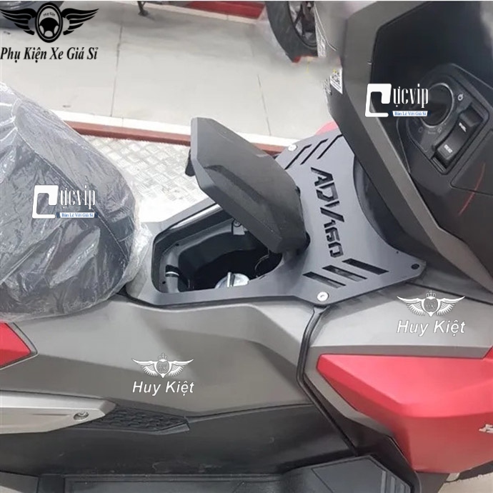 Baga Giữa Honda ADV 160 Đời 2022 - 2023 Thép Cao Cấp Sơn Tĩnh Điện Đen MS5918