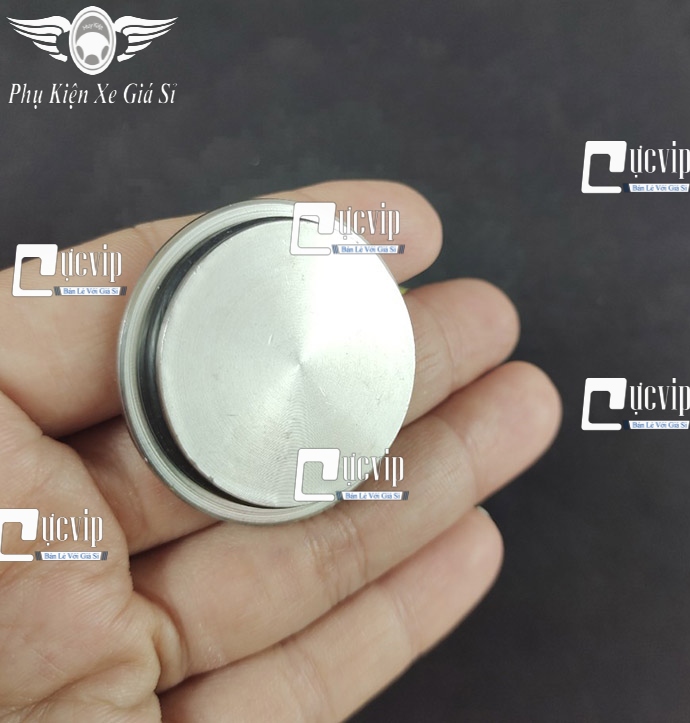 Núm Chụp Hộp Sên, Nắp Đậy Catte Salaya Inox 304 Kiểu Honda Cánh Chim Gắn Xe Wave, Dream, Furute, Future Led, Wave 125i Thái VM- MS5931