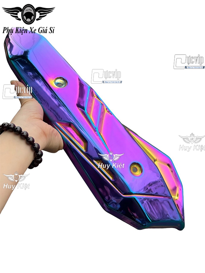 Ốp Che Pô AirBlade AB 2020 (2013 - 2021), Vario 2015 - 2017 Inox Xi Titan 7 Màu MS6252