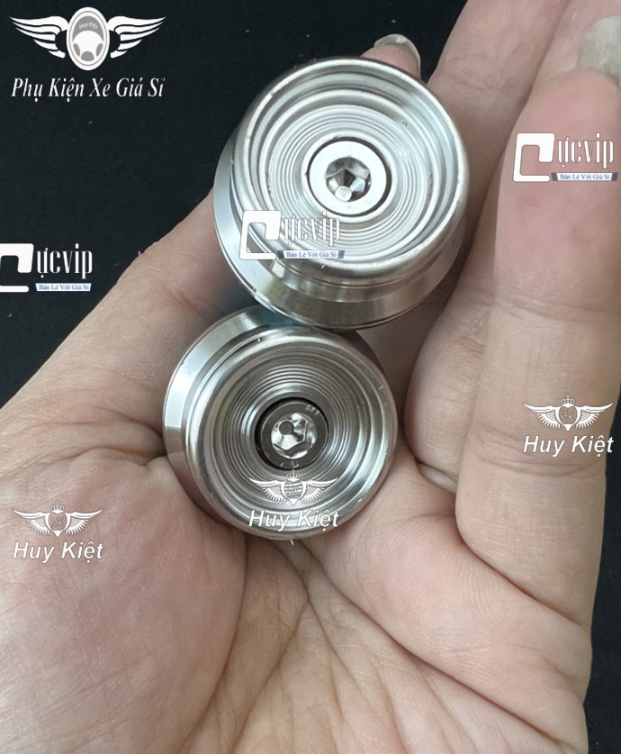 Cặp Gù Tay Lái Salaya Kiểu Vành Co Inox 304 Đặc Gắn Wave, Dr, Fu, Si, Cub, PCX, NVX, Vario, Vision, Jupiter, SH, Luvias, Mio, Win, Ex, Satria, Raider, R15 VM MS6291