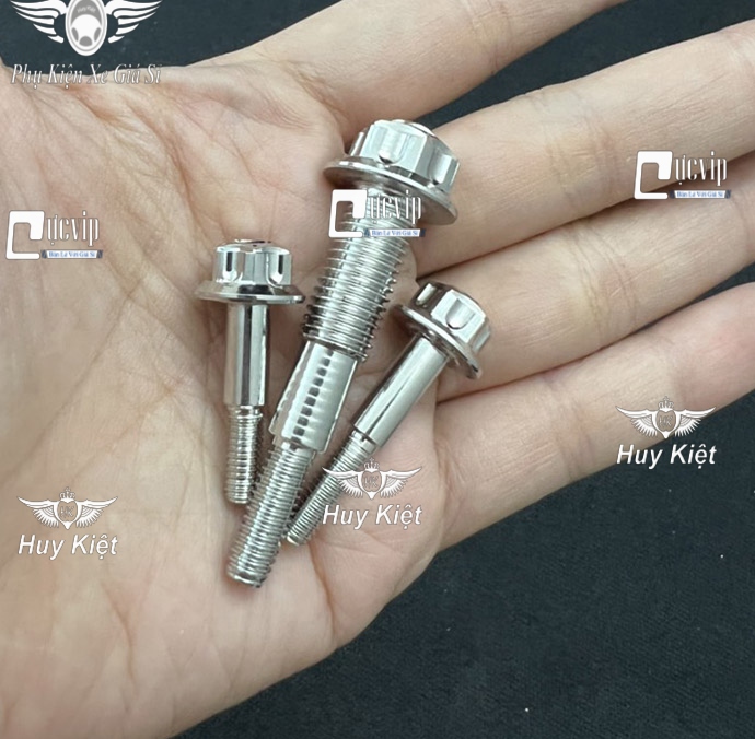 VM Bộ 3 Ốc Tay Thắng Salaya Inox 304 (M3) (Thái) Gắn Vario 2015 - 2021 MS6366