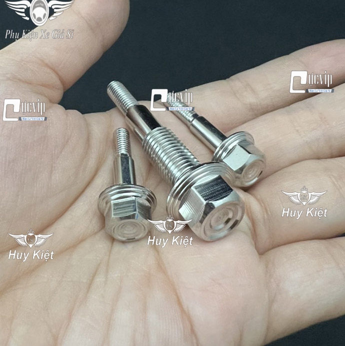 VM Bộ 3 Ốc Tay Thắng Salaya Inox 304 (M3) (Thái) Gắn Vario 2015 - 2021 MS6366
