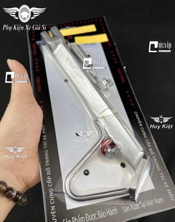VM Chân Chống Nghiêng Takegawa INOX 304 PRO (Tặng Lò Xo Và Ốc Gắn Cảm Biến Tắt Máy) Gắn SH Việt Nam 2008 - 2019 MS6401