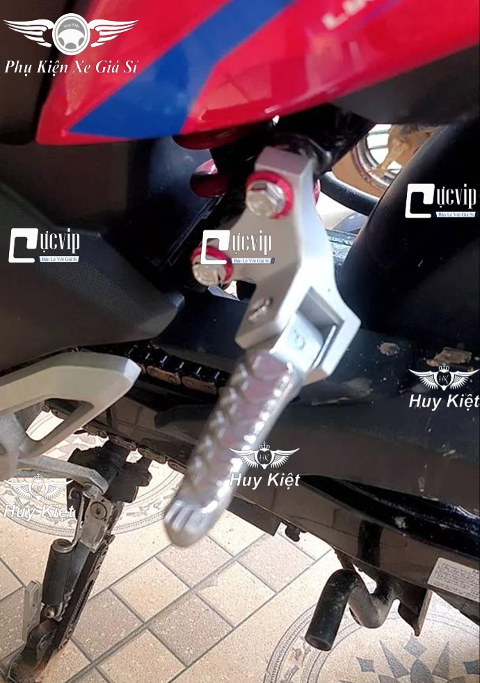 (Full Bộ) Gác Chân Sau Kiểu Malaysia Winner V1, Winner X V2-V3, Sonic Nhôm CNC MS6431