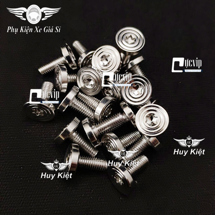 Ốc 6Li15 Salaya Thái V2 Gắn Ốp Pô, Dàn Áo Winner V1, Winner X, Sonic, Satria, Mio M3, Fu Led, Fu Neo, Ex 135 150 155, Wave Nhỏ RS A2017, Dream, Sirius (Giá 1 Con) MS6437