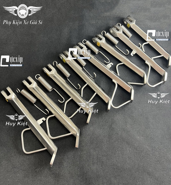 Chân Chống Nghiêng Inox 304 Đặc (Tứ Giác) (Tặng Lò Xo) Wave, Dr, Vario, AB, Exciter, Win, Sonic, Raider, Satria, Sirius, Future, Vision, SH, SH Mode, Lead, Cub 125 MS6441