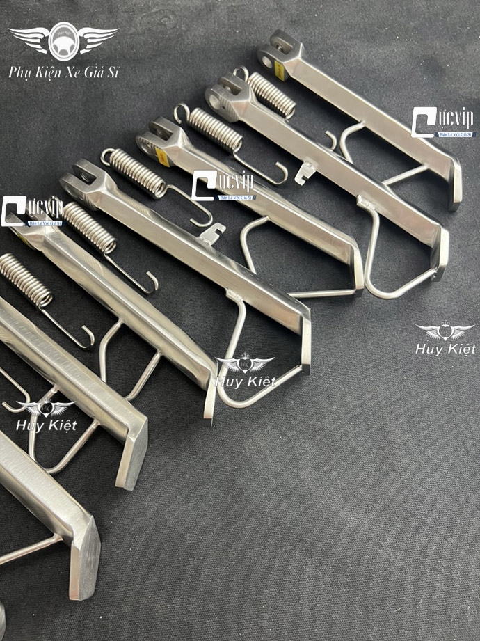 Chân Chống Nghiêng Inox 304 Đặc (Tứ Giác) (Tặng Lò Xo) Wave, Dr, Vario, AB, Exciter, Win, Sonic, Raider, Satria, Sirius, Future, Vision, SH, SH Mode, Lead, Cub 125 MS6441