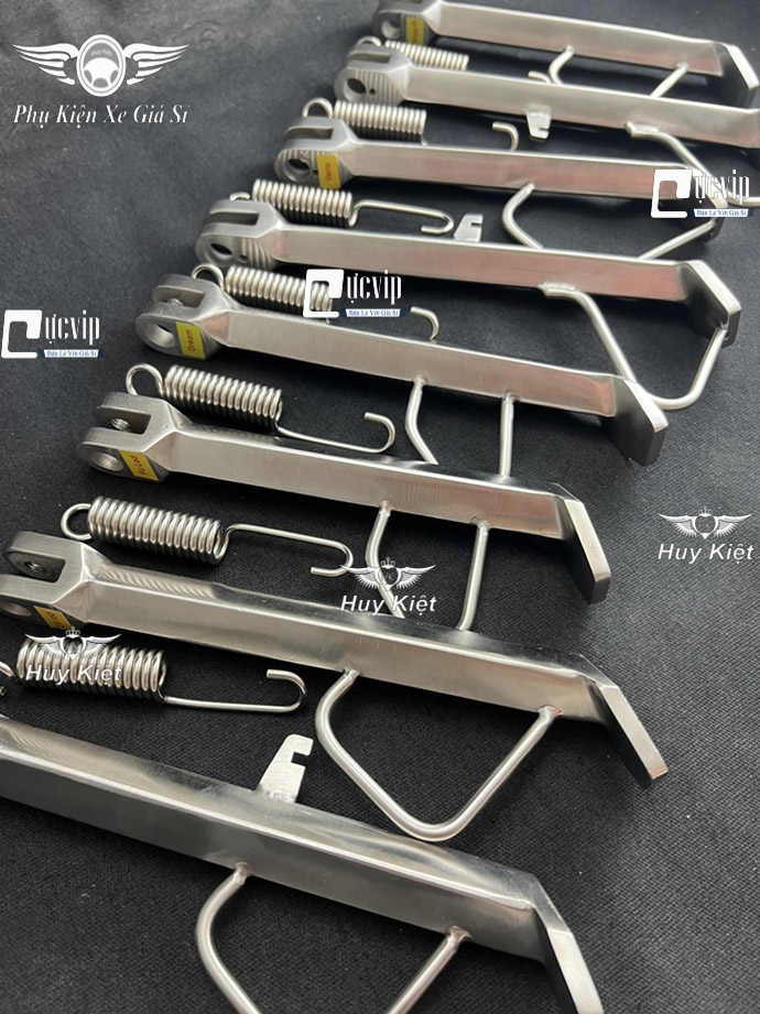 Chân Chống Nghiêng Inox 304 Đặc (Tứ Giác) (Tặng Lò Xo) Wave, Dr, Vario, AB, Exciter, Win, Sonic, Raider, Satria, Sirius, Future, Vision, SH, SH Mode, Lead, Cub 125 MS6441