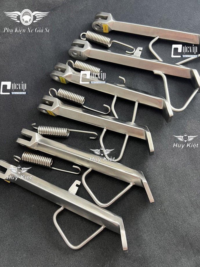 Chân Chống Nghiêng Inox 304 Đặc (Tứ Giác) (Tặng Lò Xo) Wave, Dr, Vario, AB, Exciter, Win, Sonic, Raider, Satria, Sirius, Future, Vision, SH, SH Mode, Lead, Cub 125 MS6441