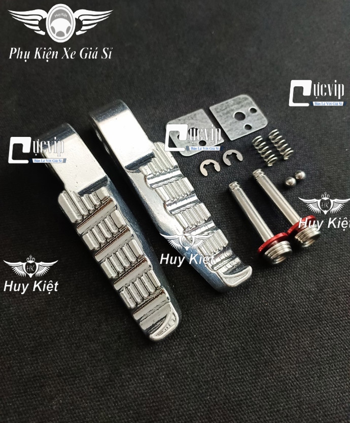 VT Cặp Gác Chân Sau Nhôm Xi Ken (Tặng Ốc Xỏ Và Lông Đền) Gắn Wave, Dream, Future, Vision, Sonic, AB 2016 - 2023, Vario 2015 - 2021, Sirius Xăng Cơ - Fi, Exciter, Jupiter MS6445