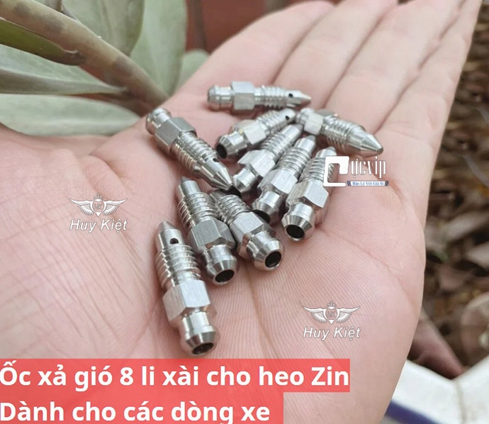 	Ốc Xả Gió, Lấy Gió Salaya Inox 304 (8Ly) Gắn Các Dòng Xe Sử Dụng Dầu Heo Dầu Zin, Nissin MS6446	