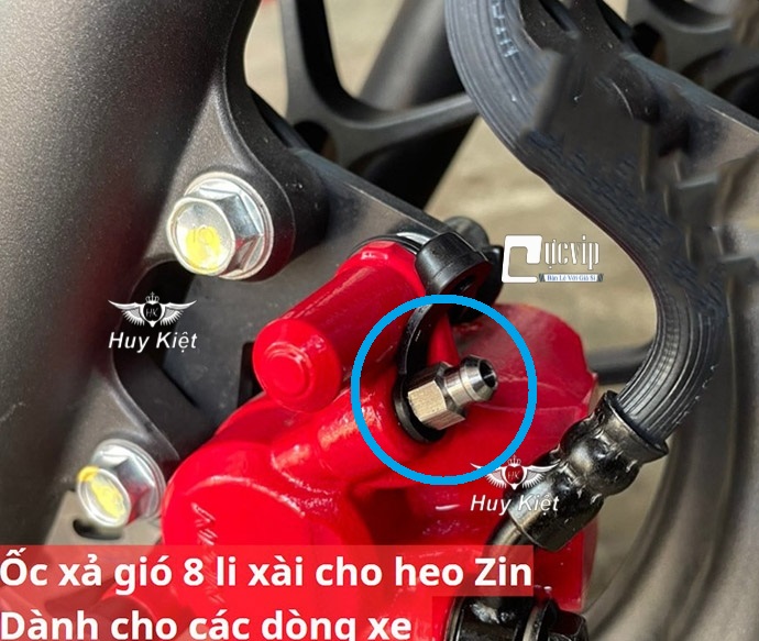 	Ốc Xả Gió, Lấy Gió Salaya Inox 304 (8Ly) Gắn Các Dòng Xe Sử Dụng Dầu Heo Dầu Zin, Nissin MS6446	