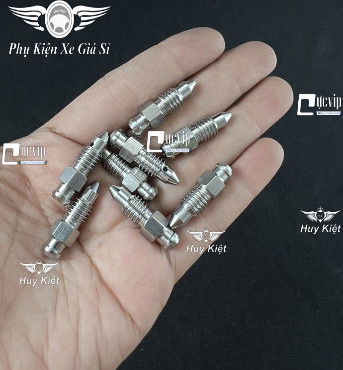 	Ốc Xả Gió, Lấy Gió Salaya Inox 304 (8Ly) Gắn Các Dòng Xe Sử Dụng Dầu Heo Dầu Zin, Nissin MS6446	