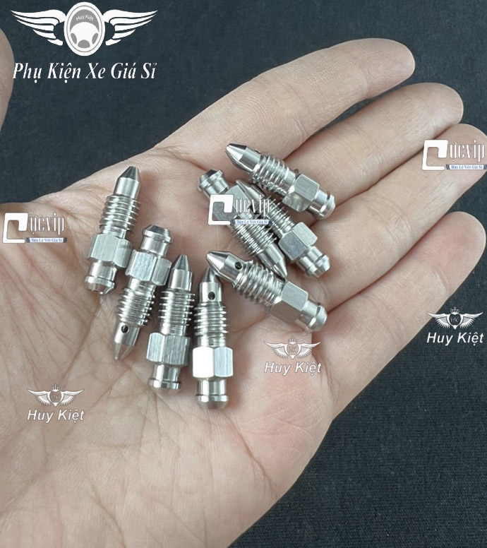	Ốc Xả Gió, Lấy Gió Salaya Inox 304 (8Ly) Gắn Các Dòng Xe Sử Dụng Dầu Heo Dầu Zin, Nissin MS6446	
