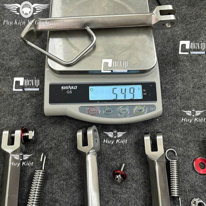 Chân Chống Nghiêng Inox 304 Đặc (Tứ Giác) (Tặng Lò Xo) Exciter 150, Exciter 155, Exciter 135, Exciter 2008 - 2010, Sirius Fi, Sirius 50cc MS6465