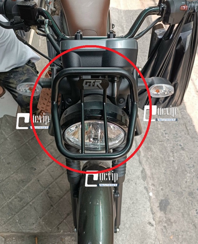 Baga Mũi Trước Xe Yamaha PG-1 Sơn Tỉnh Điện Đen MS6501