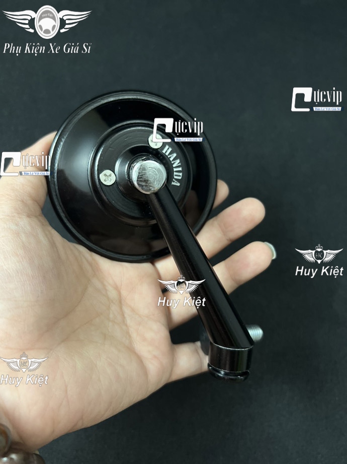 Kính Hậu Trái (Tròn) Cao Cấp Chân 10 Ly Gắn Wave, Dr, Cub, Fu, Si, AB, Vision, Vario, Mio, PCX, NVX, Win, Sonic, Ex, Jupiter, Yaz, Luvias MS6509