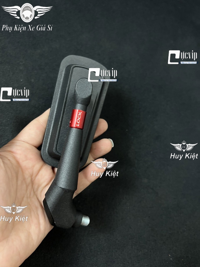 Kính Hậu Trái (Vuông) Cao Cấp Chân 10 Ly Gắn Wave, Dr, Cub, Fu, Si, AB, Vision, Vario, Mio, PCX, NVX, Win, Sonic, Ex, Jupiter, Yaz, Luvias MS6510