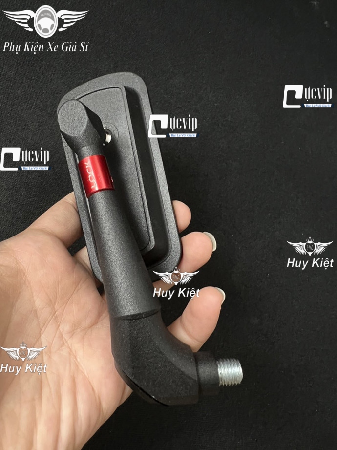 Kính Hậu Trái (Vuông) Cao Cấp Chân 10 Ly Gắn Wave, Dr, Cub, Fu, Si, AB, Vision, Vario, Mio, PCX, NVX, Win, Sonic, Ex, Jupiter, Yaz, Luvias MS6510