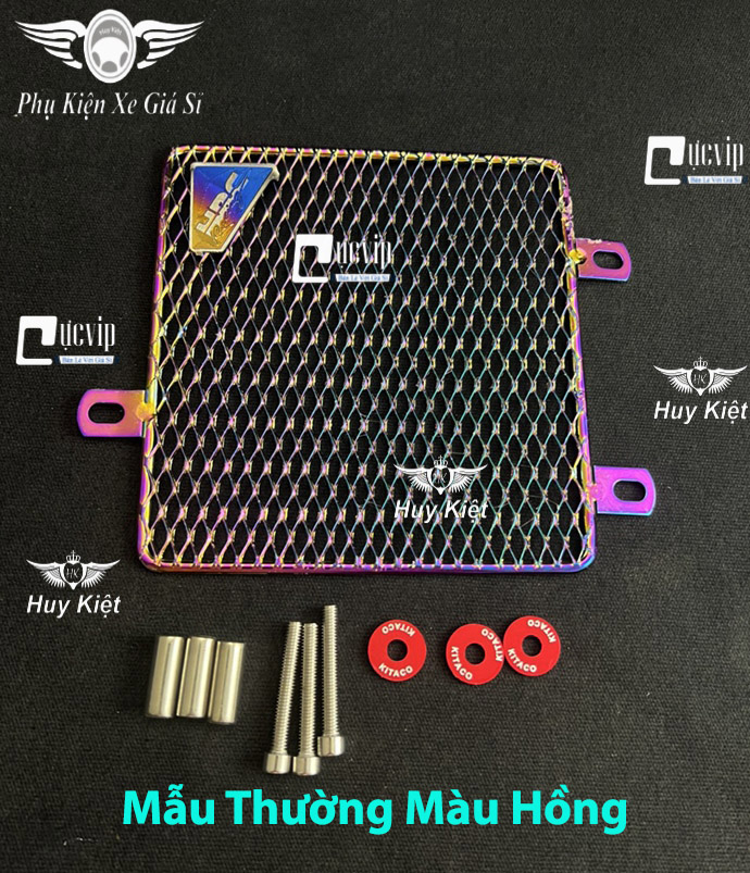 Che Két Nước Lưới Xi 7 Màu Tem Titan + 3 Ốc + Long Đền Đỏ Vario 125cc, 150cc, AB 2016-2021, SH 2012-2019, SH Mode 2013-2019 MS6520