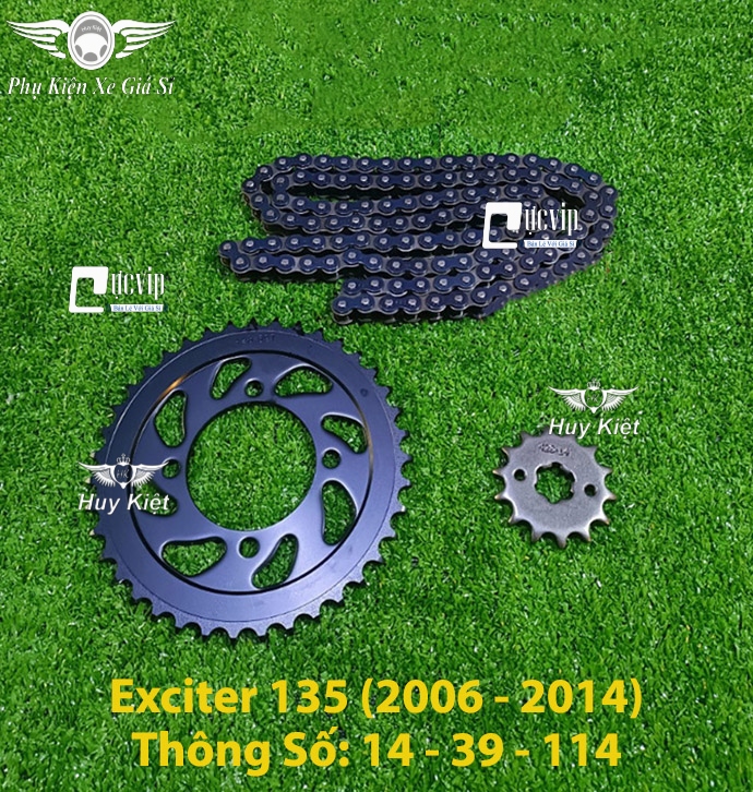 Nhông Sên Đĩa YABAN (Sên Đen) Winner 150, Dream, Future, Sirius Xăng Cơ, Exciter 2010 135 150, Wave RS RSX110 A110 S110 MS6525