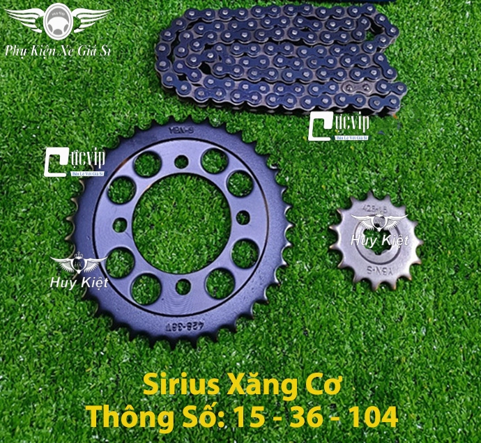 Nhông Sên Đĩa YABAN (Sên Đen) Winner 150, Dream, Future, Sirius Xăng Cơ, Exciter 2010 135 150, Wave RS RSX110 A110 S110 MS6525