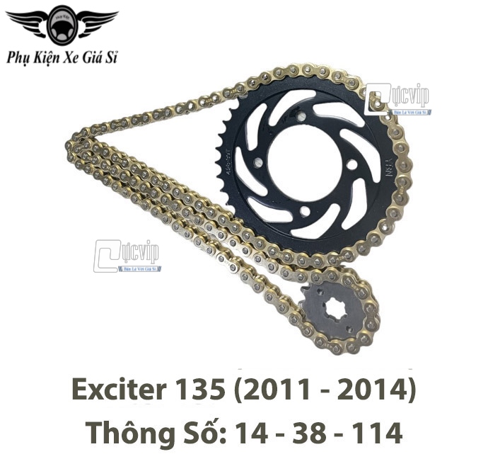 Nhông Sên Đĩa YABAN (Sên Vàng) Wave, Dream, Future, Exciter, Winner, Sirius, Sonic MS6526