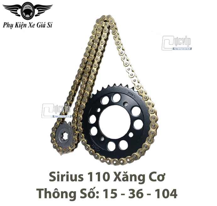 Nhông Sên Đĩa YABAN (Sên Vàng) Wave, Dream, Future, Exciter, Winner, Sirius, Sonic MS6526