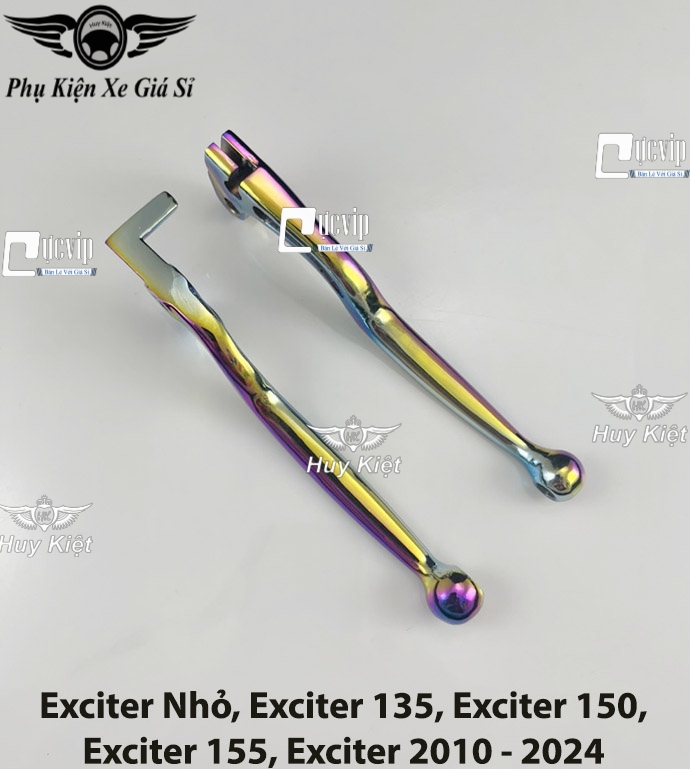 Cặp Tay Thắng Nhôm Xi Titan 7 Màu Exciter Nhỏ, Exciter 135, Exciter 150, Exciter 155, Exciter 2010 - 2024 MS6544