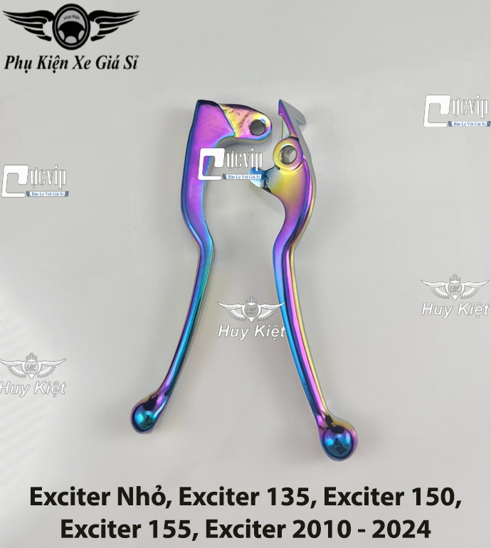 Cặp Tay Thắng Nhôm Xi Titan 7 Màu Exciter Nhỏ, Exciter 135, Exciter 150, Exciter 155, Exciter 2010 - 2024 MS6544