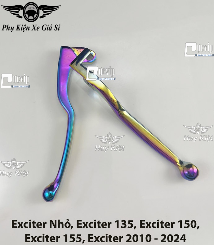 Cặp Tay Thắng Nhôm Xi Titan 7 Màu Exciter Nhỏ, Exciter 135, Exciter 150, Exciter 155, Exciter 2010 - 2024 MS6544