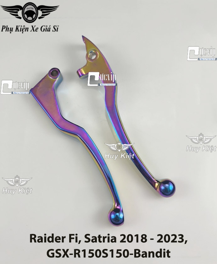 Cặp Tay Thắng Nhôm Xi Titan 7 Màu Raider Fi, Satria 2018 - 2023, GSX-R150S150-Bandit MS6546