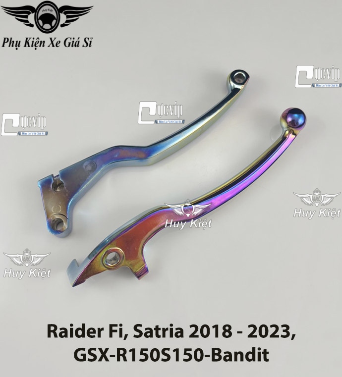 Cặp Tay Thắng Nhôm Xi Titan 7 Màu Raider Fi, Satria 2018 - 2023, GSX-R150S150-Bandit MS6546