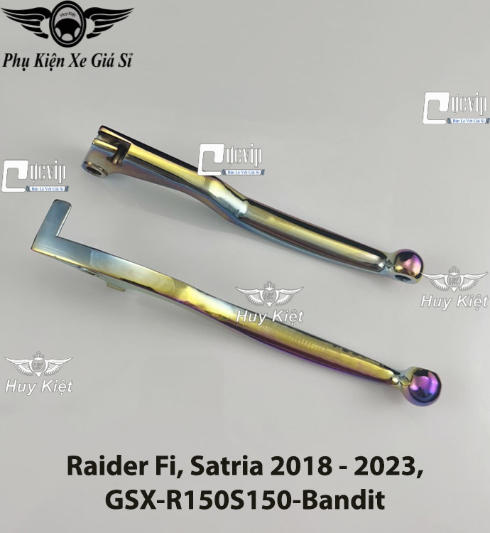 Cặp Tay Thắng Nhôm Xi Titan 7 Màu Raider Fi, Satria 2018 - 2023, GSX-R150S150-Bandit MS6546