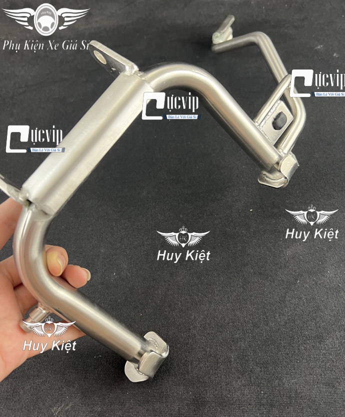 VM Chân Chống Đứng Inox 304 Gắn VESPA (Không Kèm Cốt Và Lò Xo) MS6552