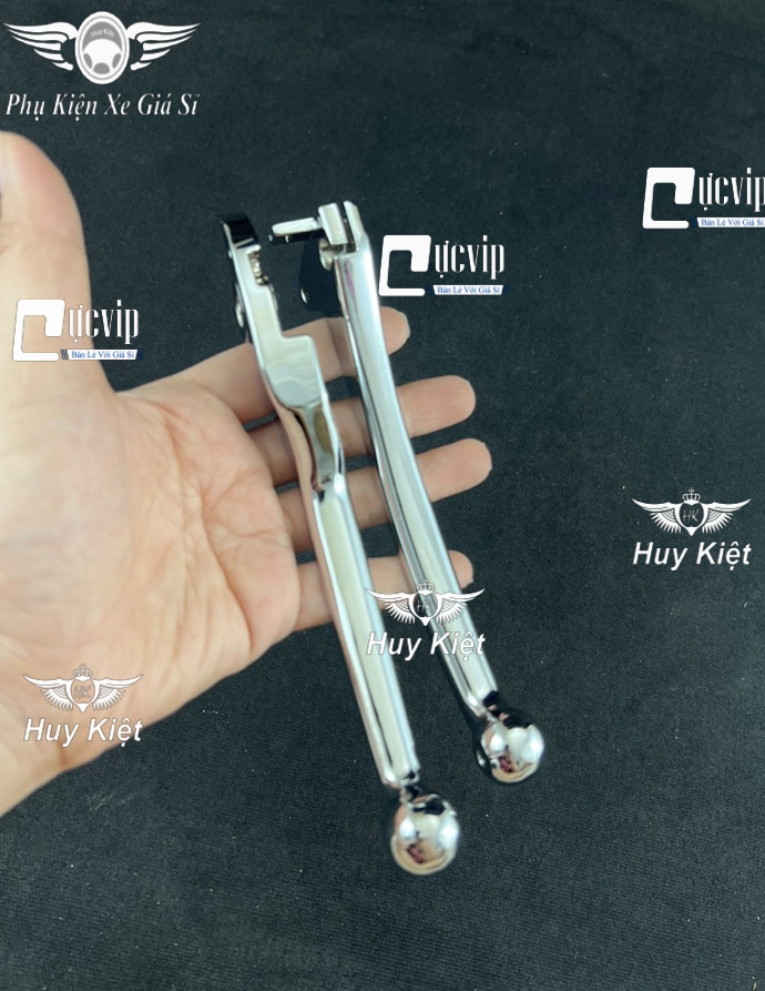 Cặp Tay Thắng AirBlade AB 160 ABS Xi NiKen Bóng Loáng, Hàng Chuẩn Đẹp MS6556