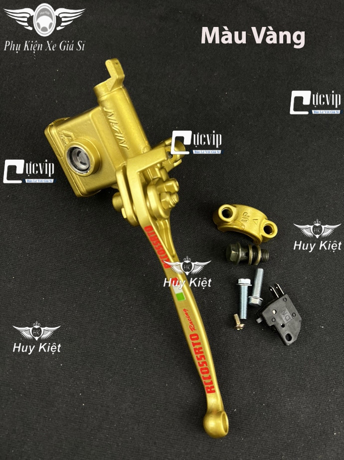 Tay Thắng Dầu Wave Nhỏ, Future, Wave S110 Mod Chữ Rccossrto Sơn Tĩnh Điện Mờ MS6558