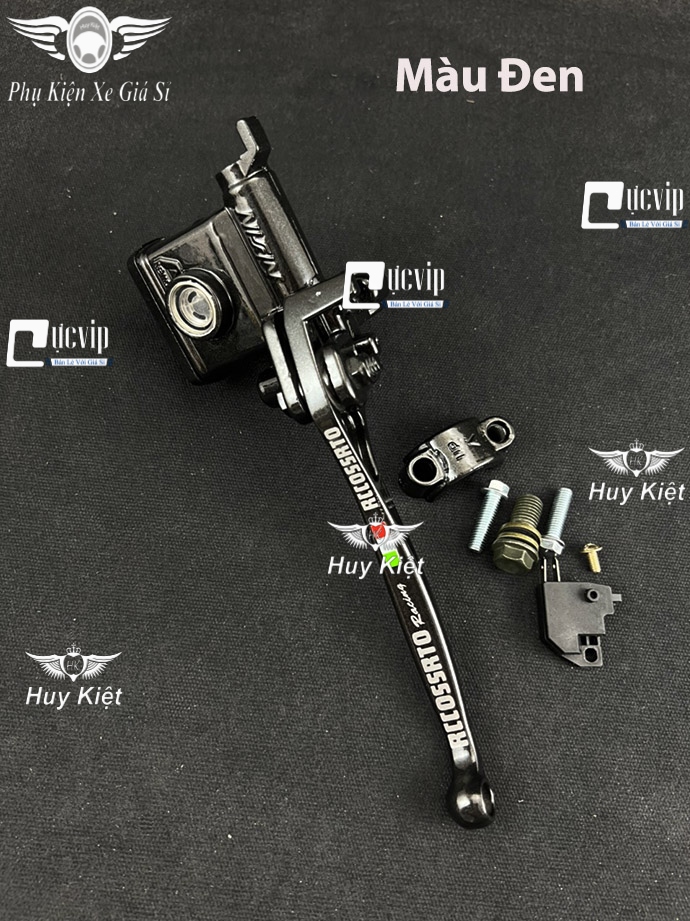 Tay Thắng Dầu Wave Nhỏ, Future, Wave S110 Mod Chữ Rccossrto Sơn Tĩnh Điện Mờ MS6558
